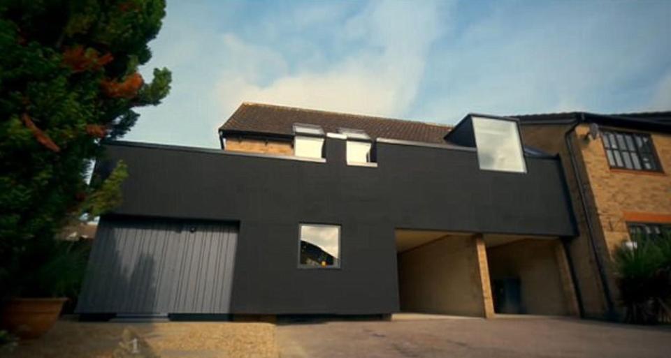  But viewers were NOT impressed with the black rendering on the house - which some said made it 'uglier' than before