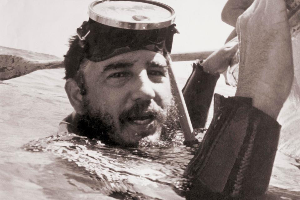  Fidel Castro was known to be a keen diver, with the CIA revealed to have considered using the hobby as a way to target him