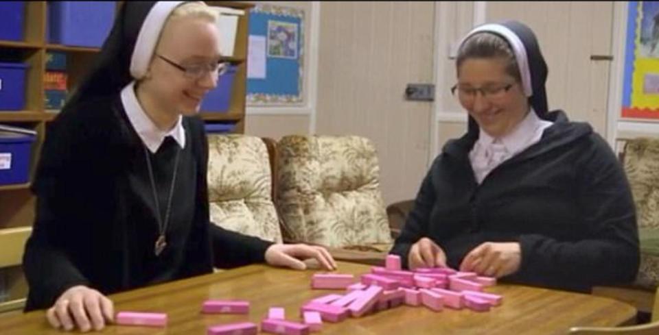  The nuns are keen to show the girls that they can have fun without boozing