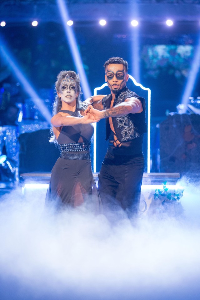 The pair were seen rehearsing for this dance in the graveyard which shocked viewers