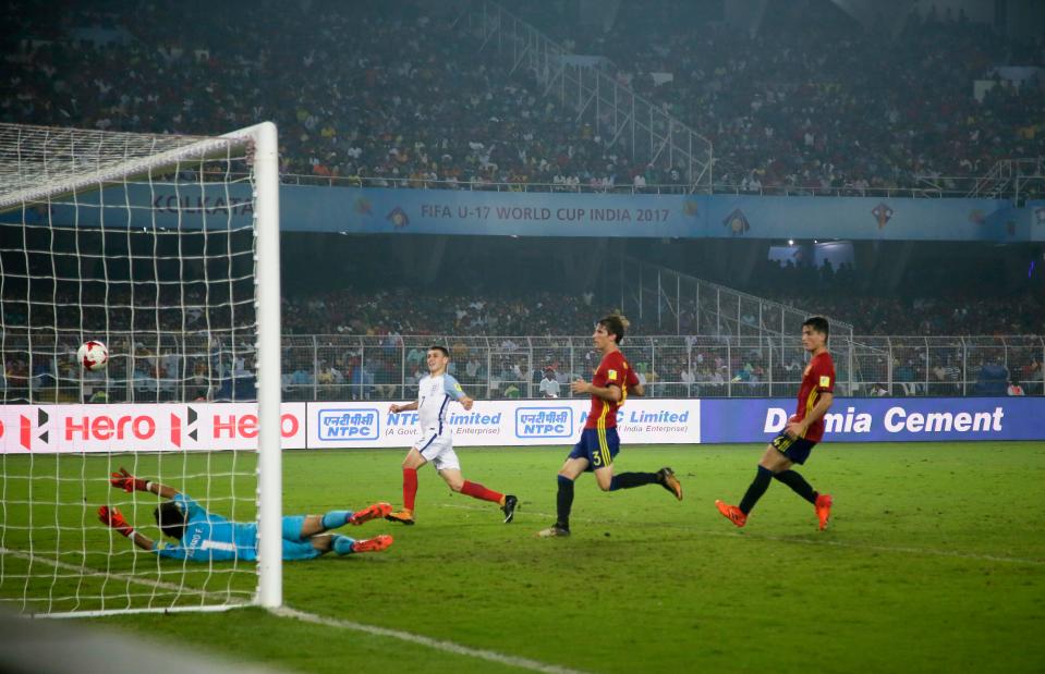  Foden terrorised Spain's defence and their coach Santi Denia evern said: "We tried to defend as team against him but he's a very good player, he was always creating danger and put in a great game"