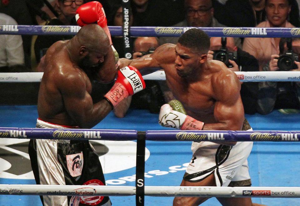  Anthony Joshua has been described as slow and robotic by Joseph Parker