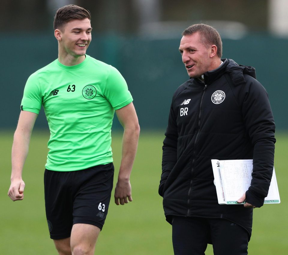  Brendan Rodgers is a huge admirer of Celtic and Scotland left-back Kieran Tierney