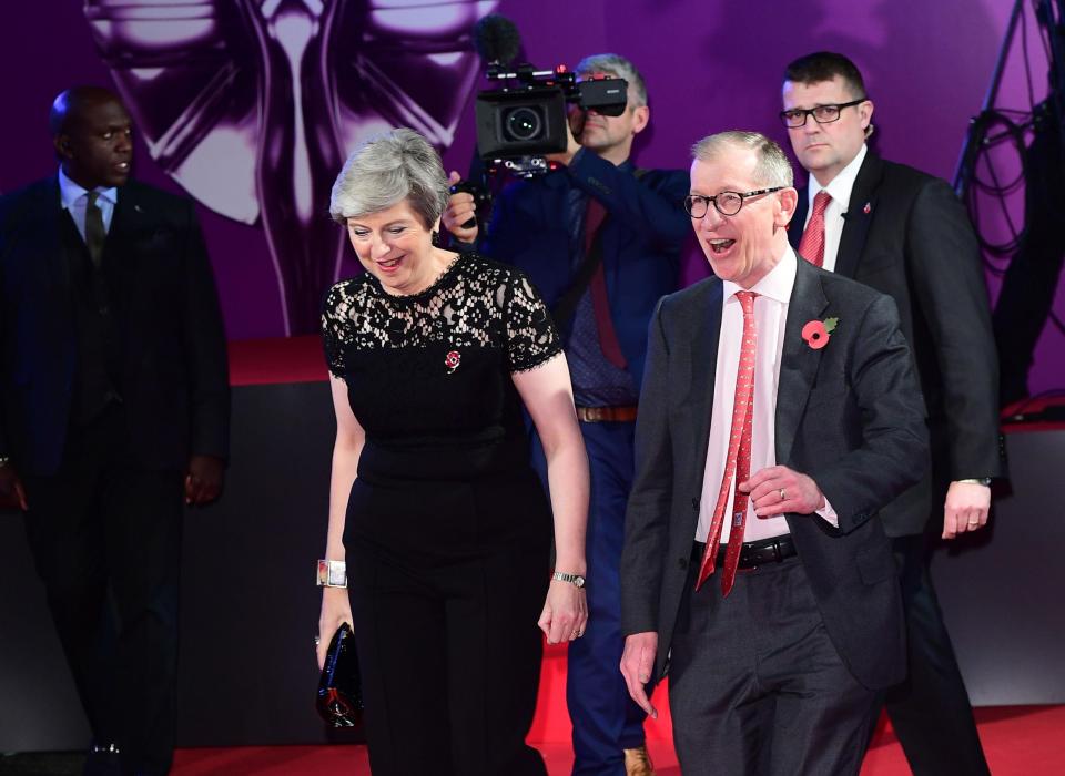  The PM attended the Pride of Britain Awards last night but the deepening scandal threatens her Government