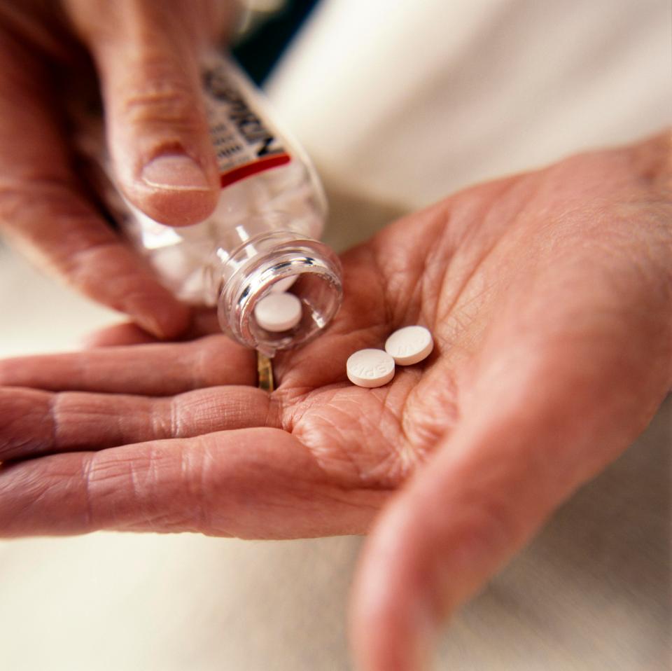  A study found that nearly half of patients who took aspirin every day for six months cut their chances of cancer by 47 per cent