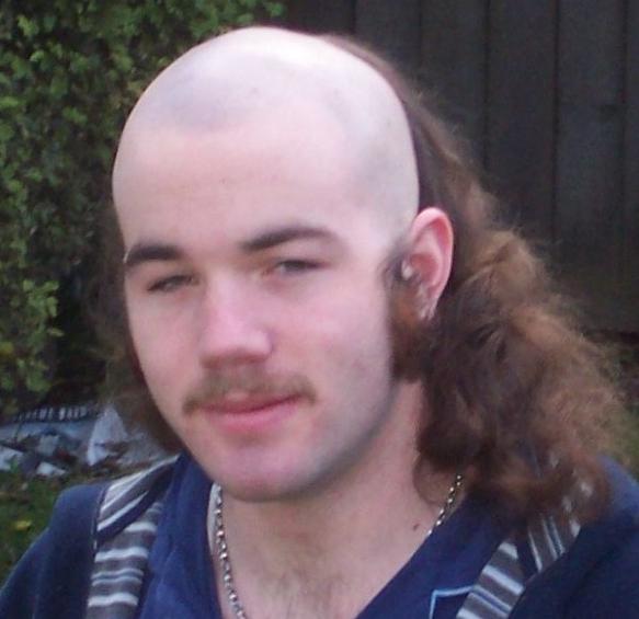 A mullet is already a difficult style to pull off – and this chap’s doing himself no favours