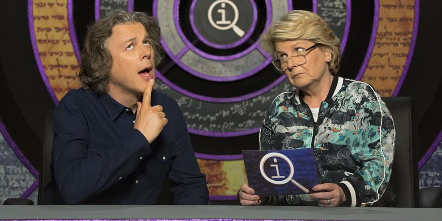  Alan Davies and Sandi Toksvig are back with more brain-jigglers