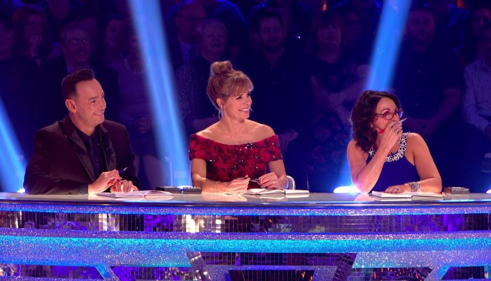  Her fellow judges laughed along with the audience as Shirley tried to figure out what was happening