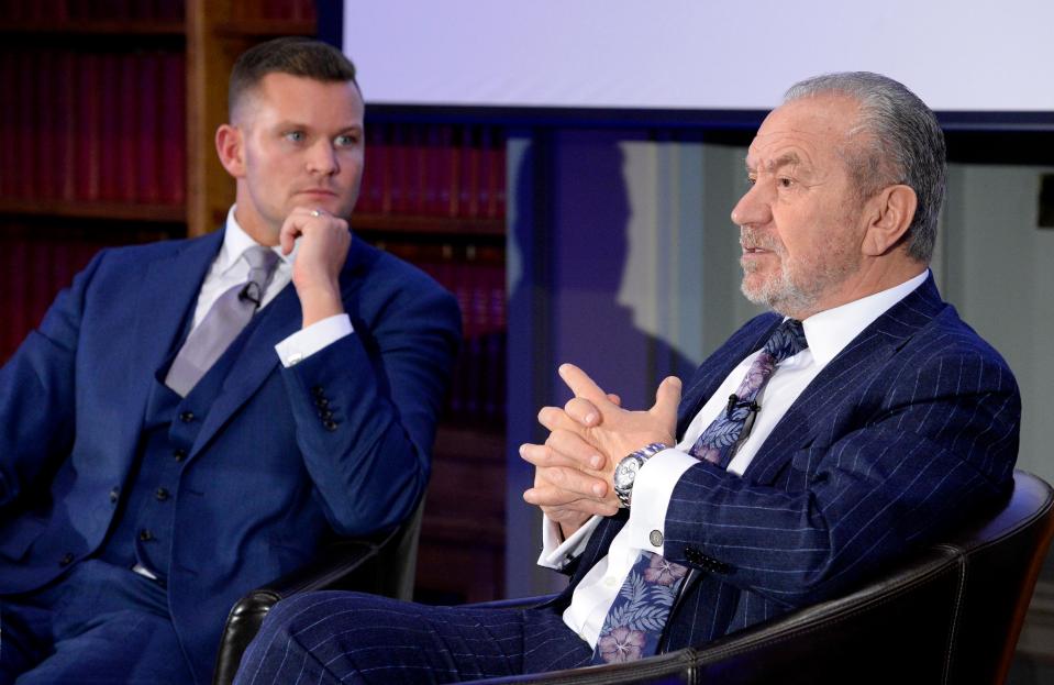  Ricky Martin and Lord Sugar discussed his HRS business at the Royal College of Chemistry