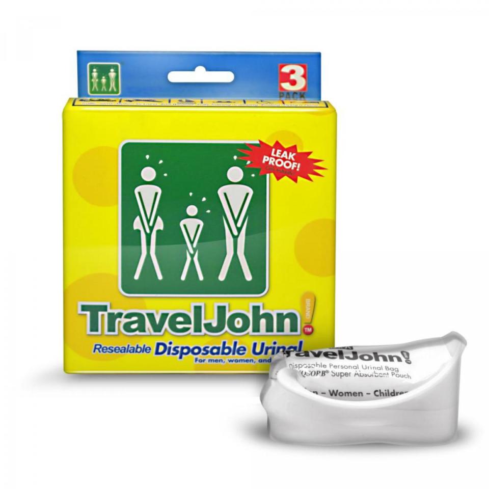  TravelJohn pack of three are available for £7.95