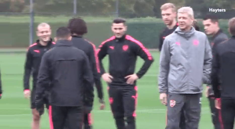  Sanchez appeared to snub a handshake from Arsene Wenger last week