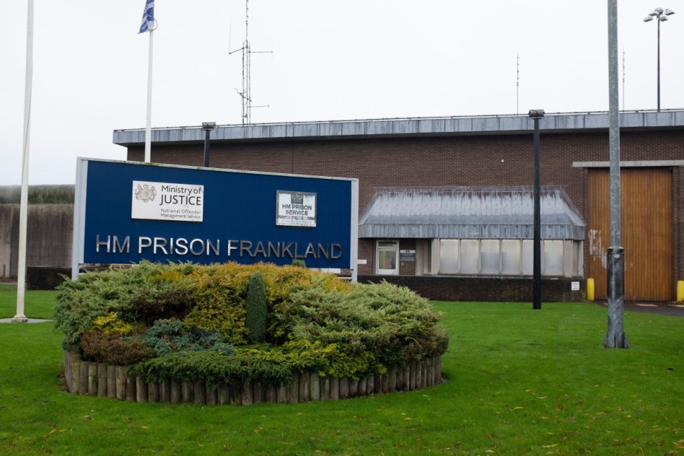  HMP Frankland holds some of the UK's most dangerous prisoners