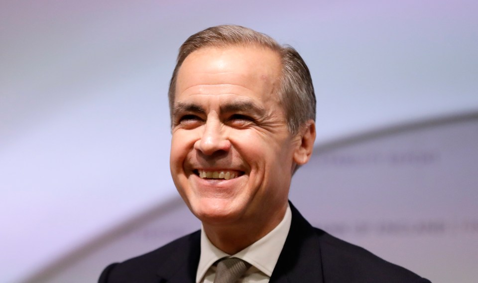  Mark Carney is stepping down at the Governor of the Bank of England