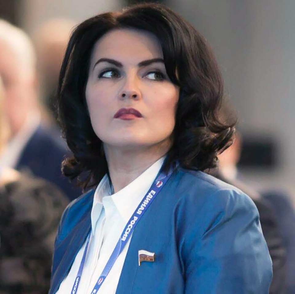 Pro-Putin MP Anna Kuvychko is believed to have masterminded the viral video