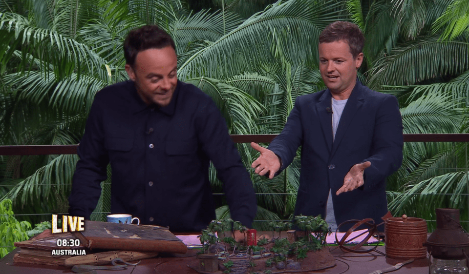  Dec was showing off his model of the camp, which left Ant unimpressed