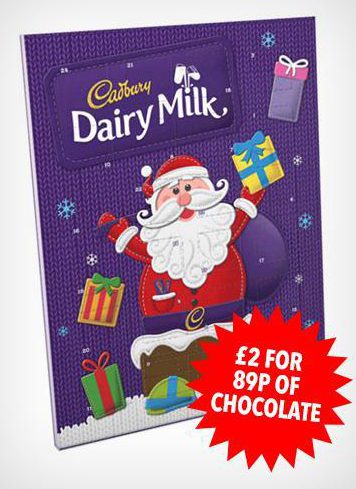  The price of your advent calendar may be hiding the fact that there is less than £1 worth of chocolate in it