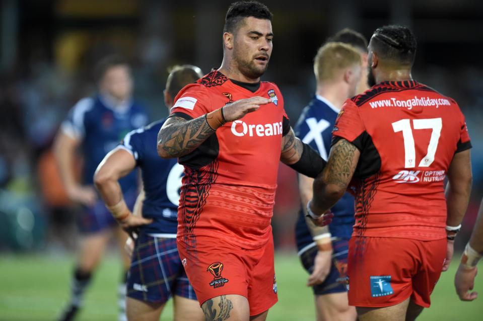  Andrew Fifita claimed what would have been a match winning try