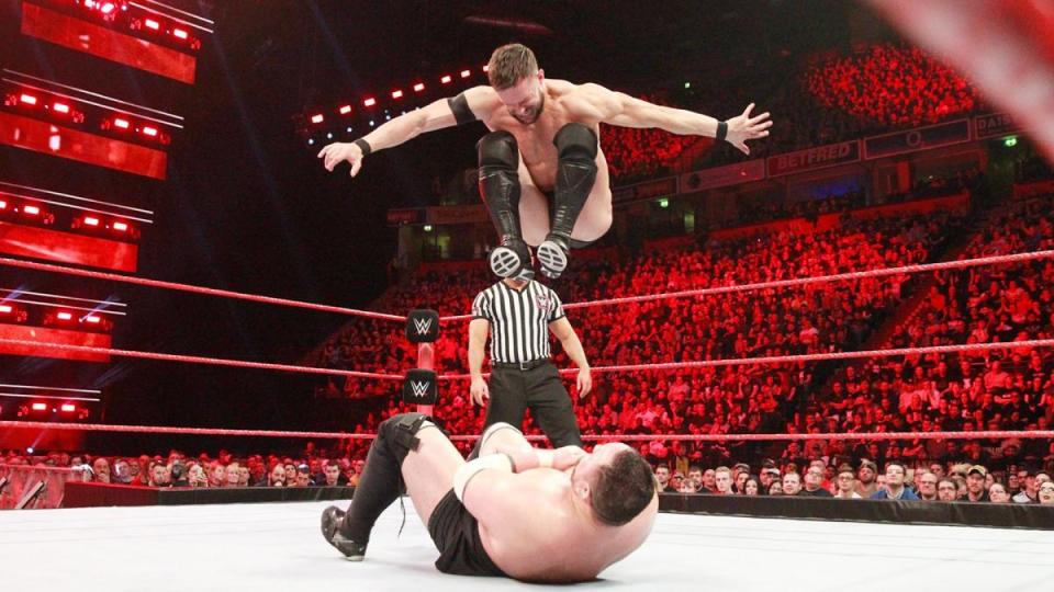  Irish WWE star Finn Balor battles Samoa Joe