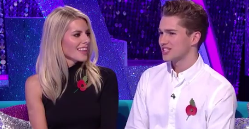  AJ joked about Mollie falling in love with him during their next dance