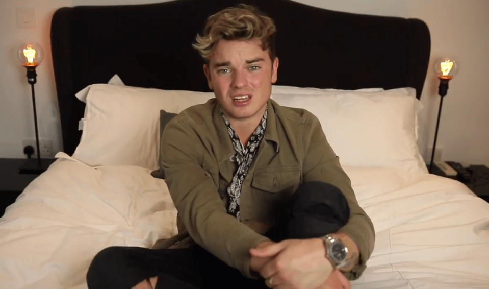  In an emotional YouTube video the vlogger said he felt 'ashamed' and 'stupid' for his racist and homophobic tweets