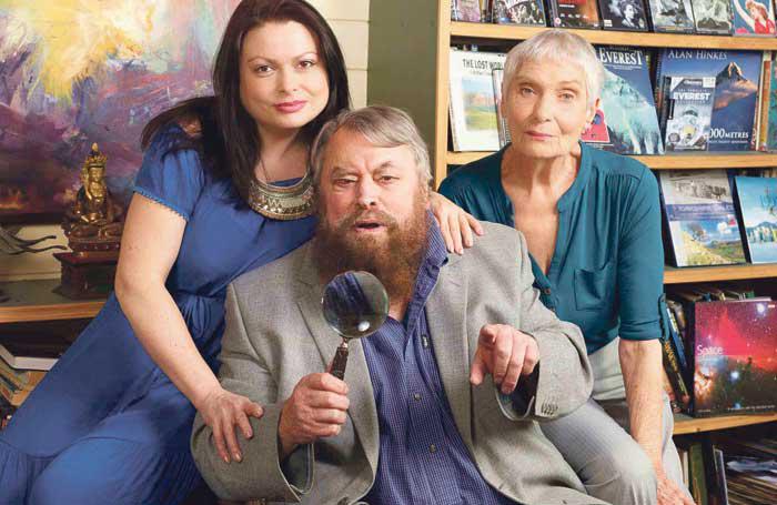 Brian with daughter Rosalind and wife Hildegarde