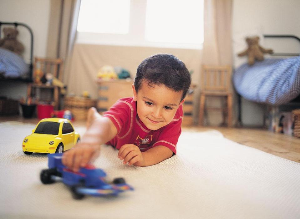  Boys naturally go for boys' toys such as cars and guns