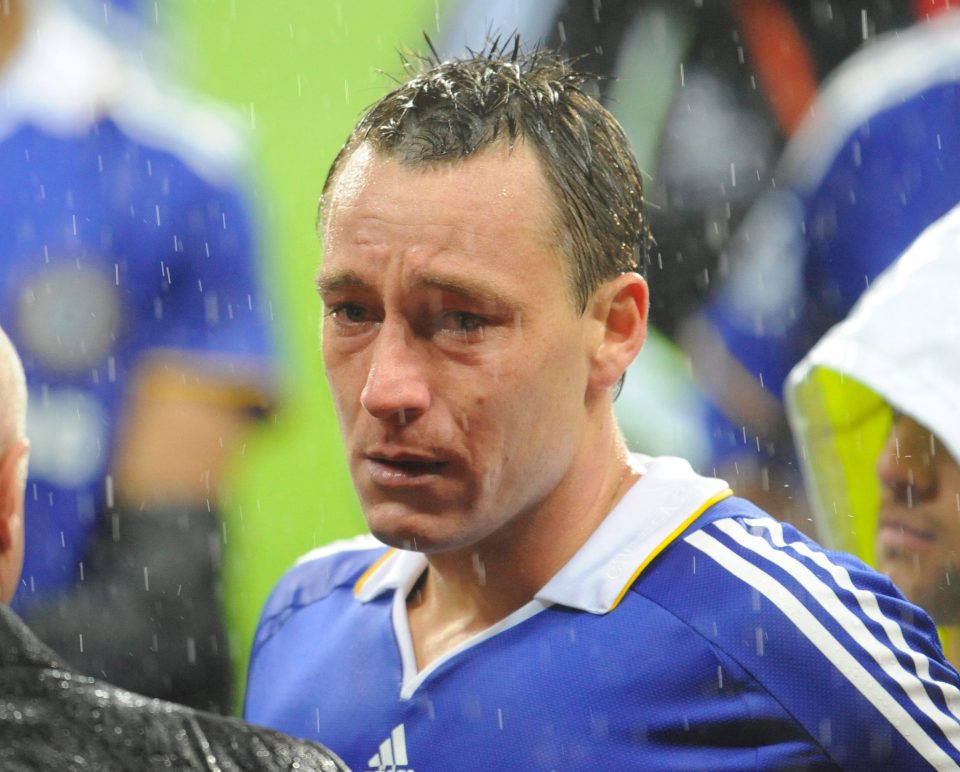  John Terry cried after missing his penalty in the Champions League final shootout