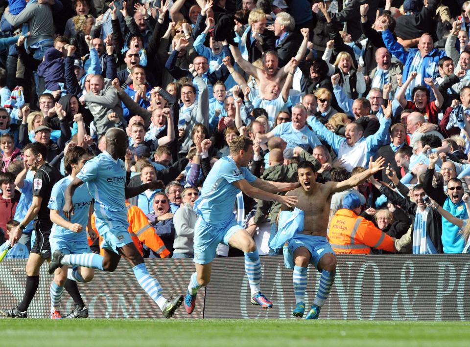  Famous "Aguero" game of 2012 to see City lift Prem trophy also makes the top-15