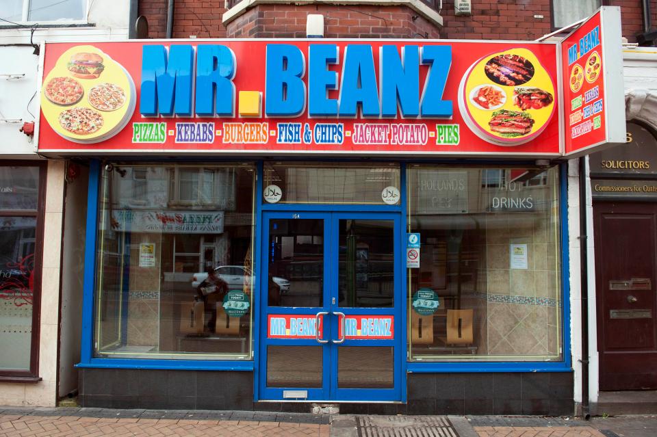  The Mr Beanz takeaway, where police said they believed Charlene's body was chopped up and put in kebabs