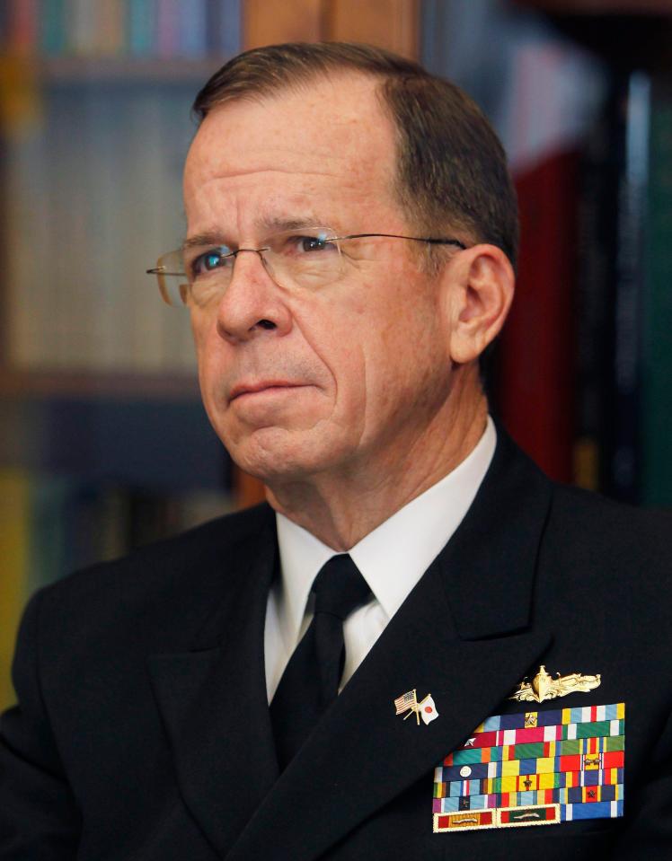  Retired US admiral Mike Mullen admitted he is 'scared to death' by the likelihood of nuclear war with North Korea