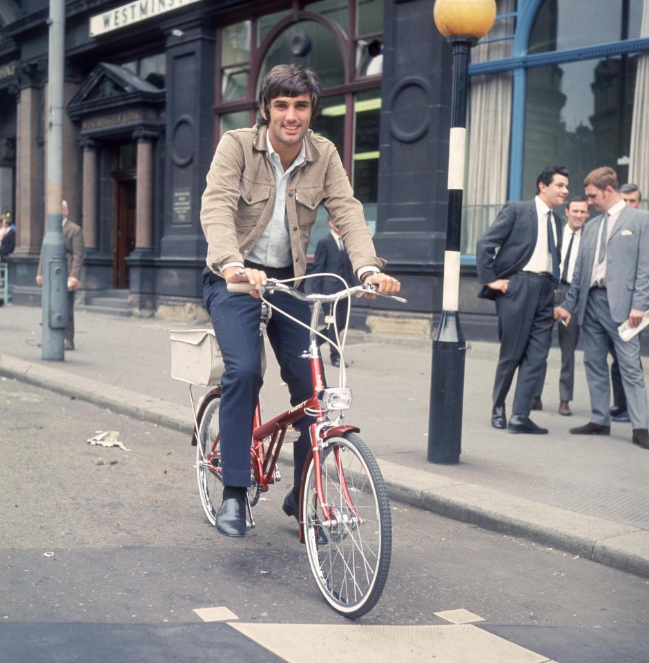  George Best was not allowed to use a car of any kind