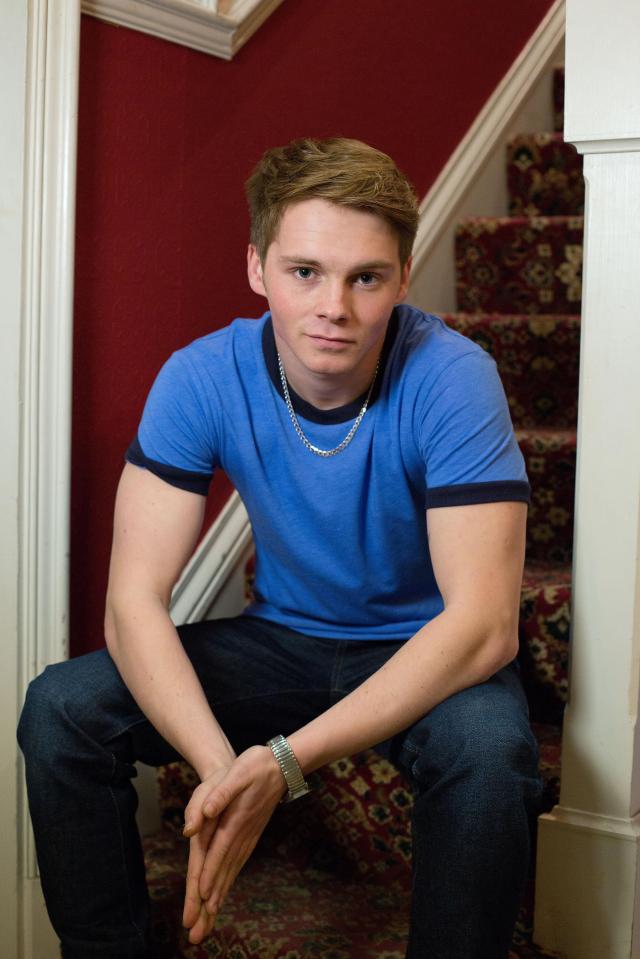  Sam in a promo shot for EastEnders when he played Johnny Carter in 2013