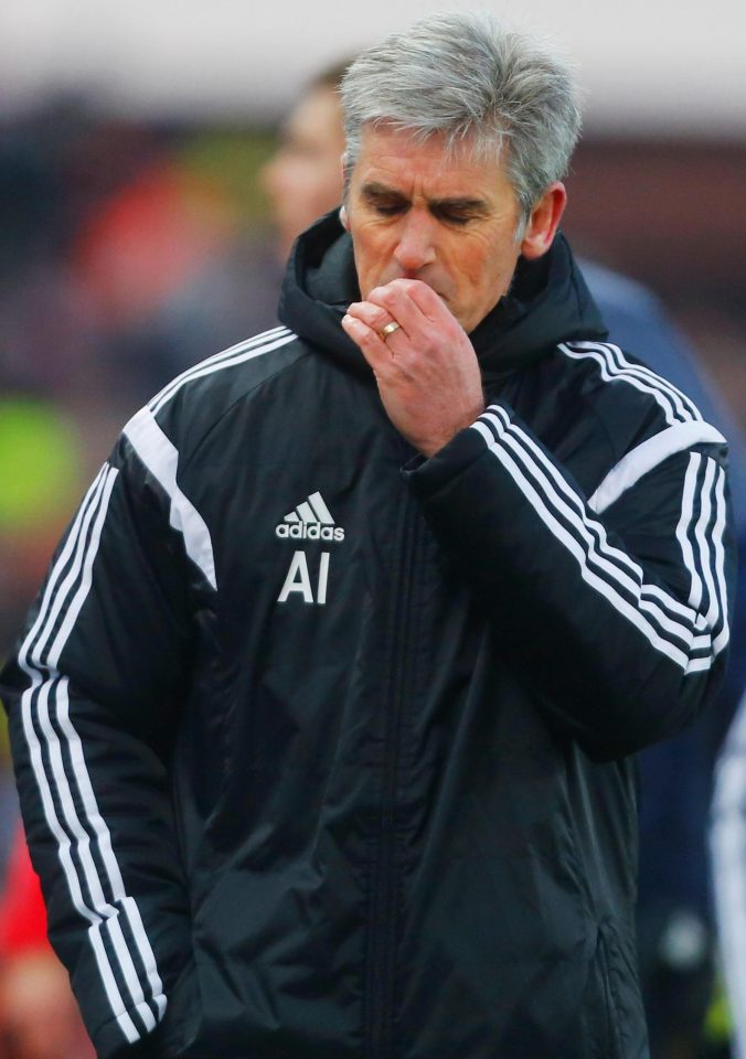  Alan Irvine won just five of his 22 matches in charge