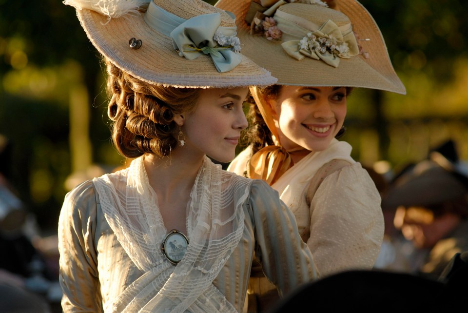 Atwell with Keira Knightley in 2008 film The Duchess