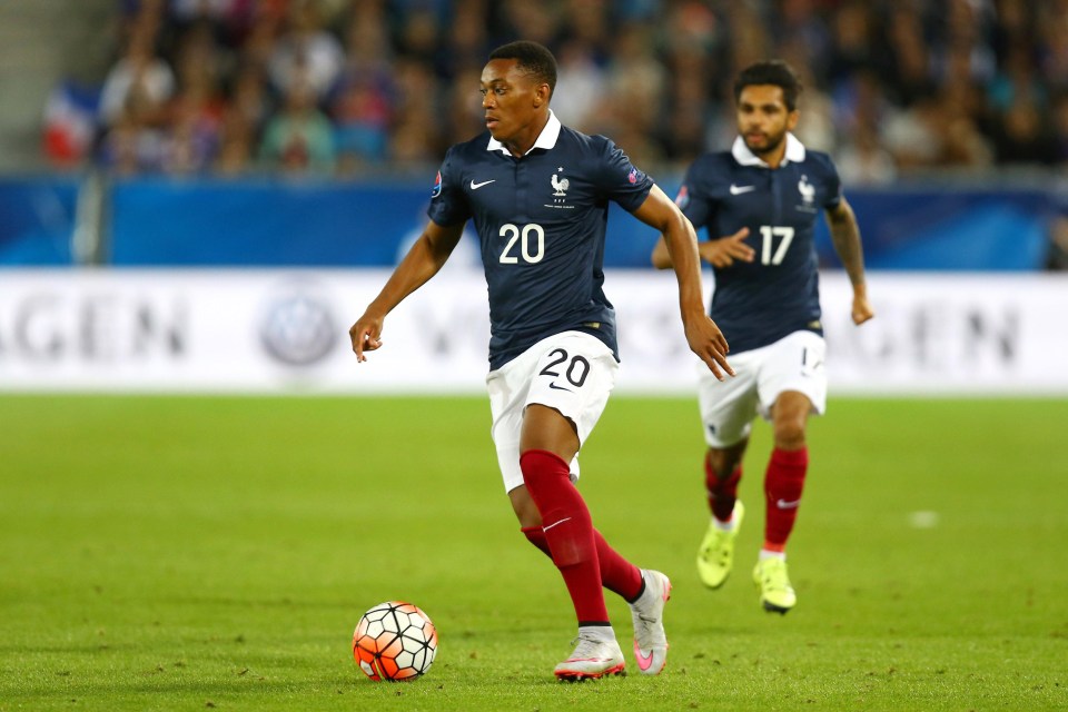 Anthony Martial has not featured for France since 2016, but is back in squad