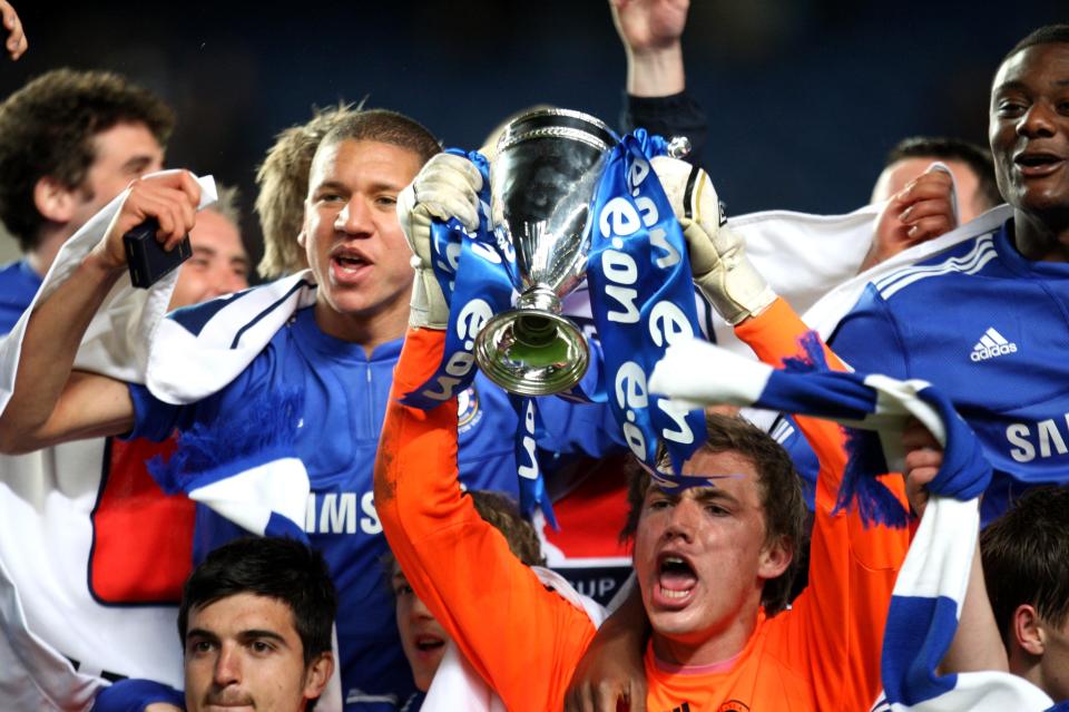  Drummy guided Chelsea to FA Youth Cup success in 2010 - their first triumph in the competition for 49 years