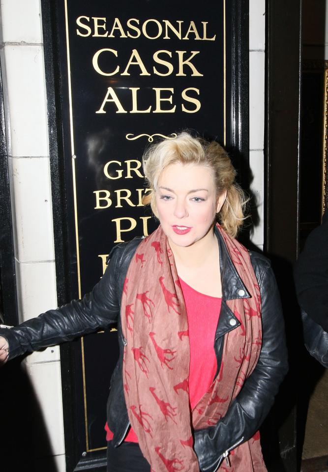  Last year Sheridan was accused of being drunk on stage during her West End show Funny Girl