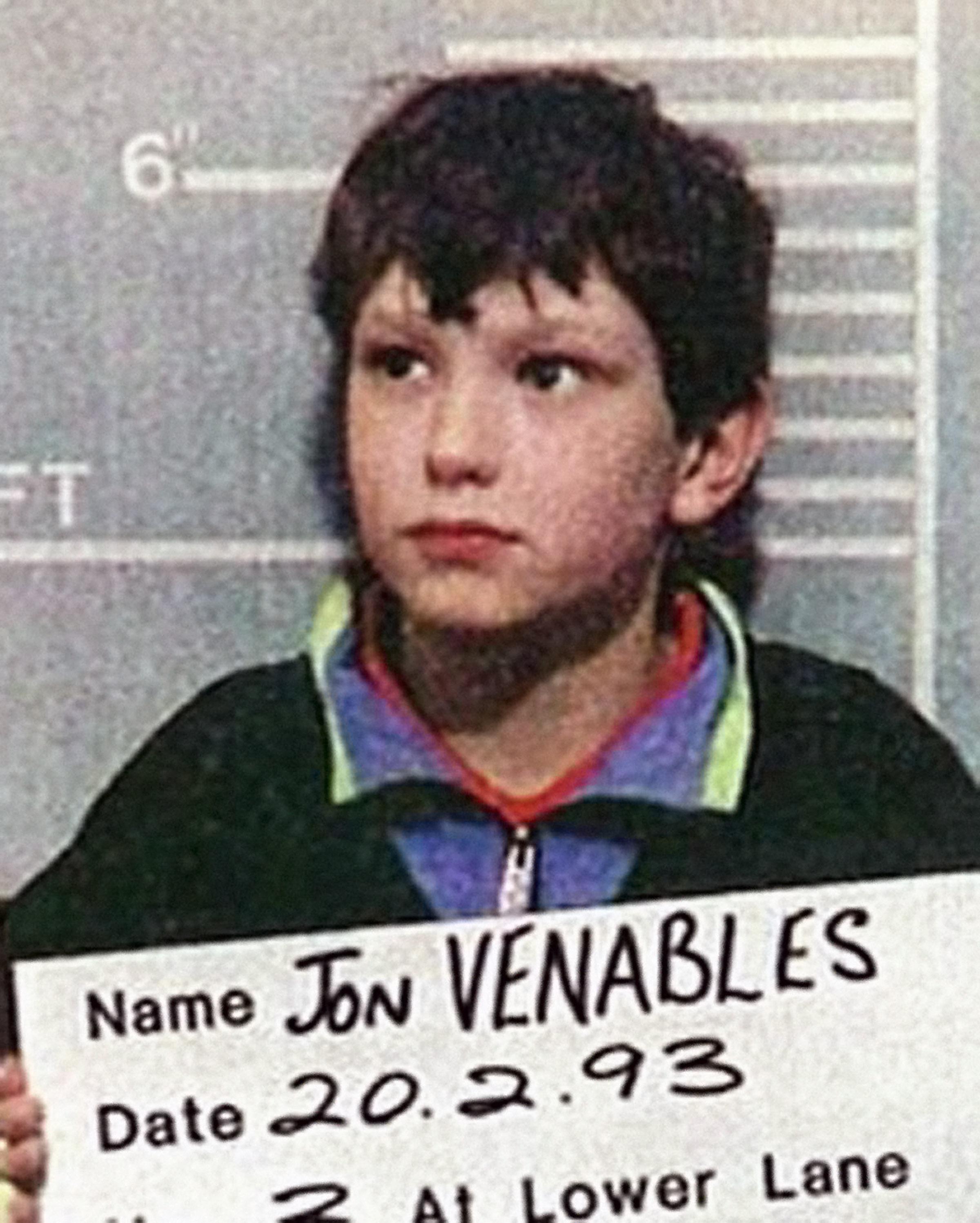 Venables was jailed but released with a new identity in 2001