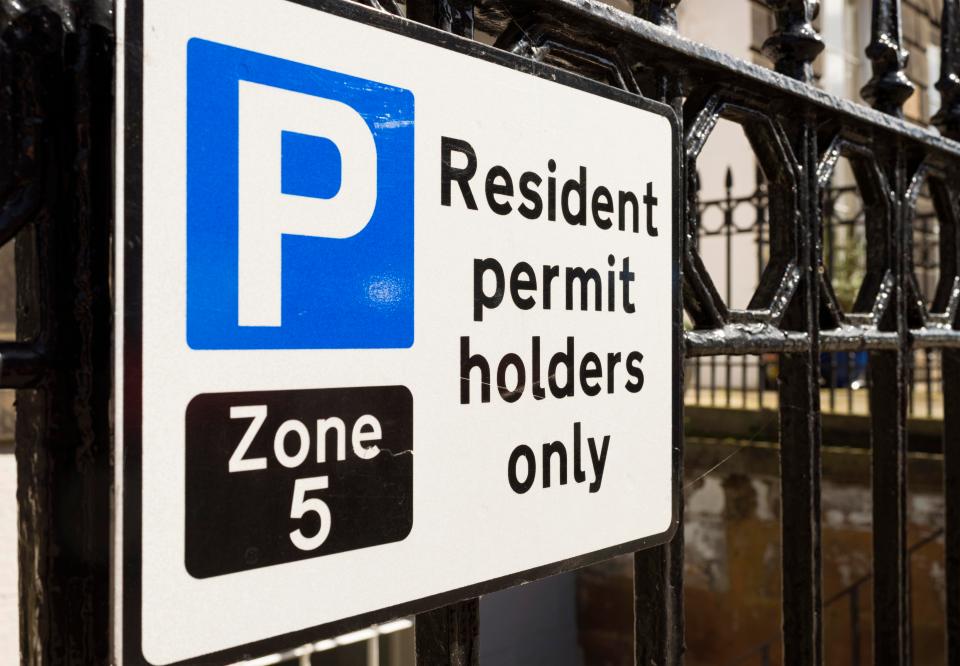 residents parking