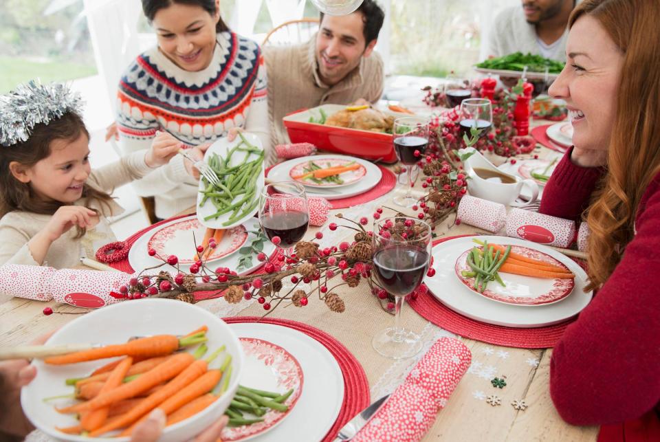  The average person puts on four pounds between Christmas Eve and New Year's Day