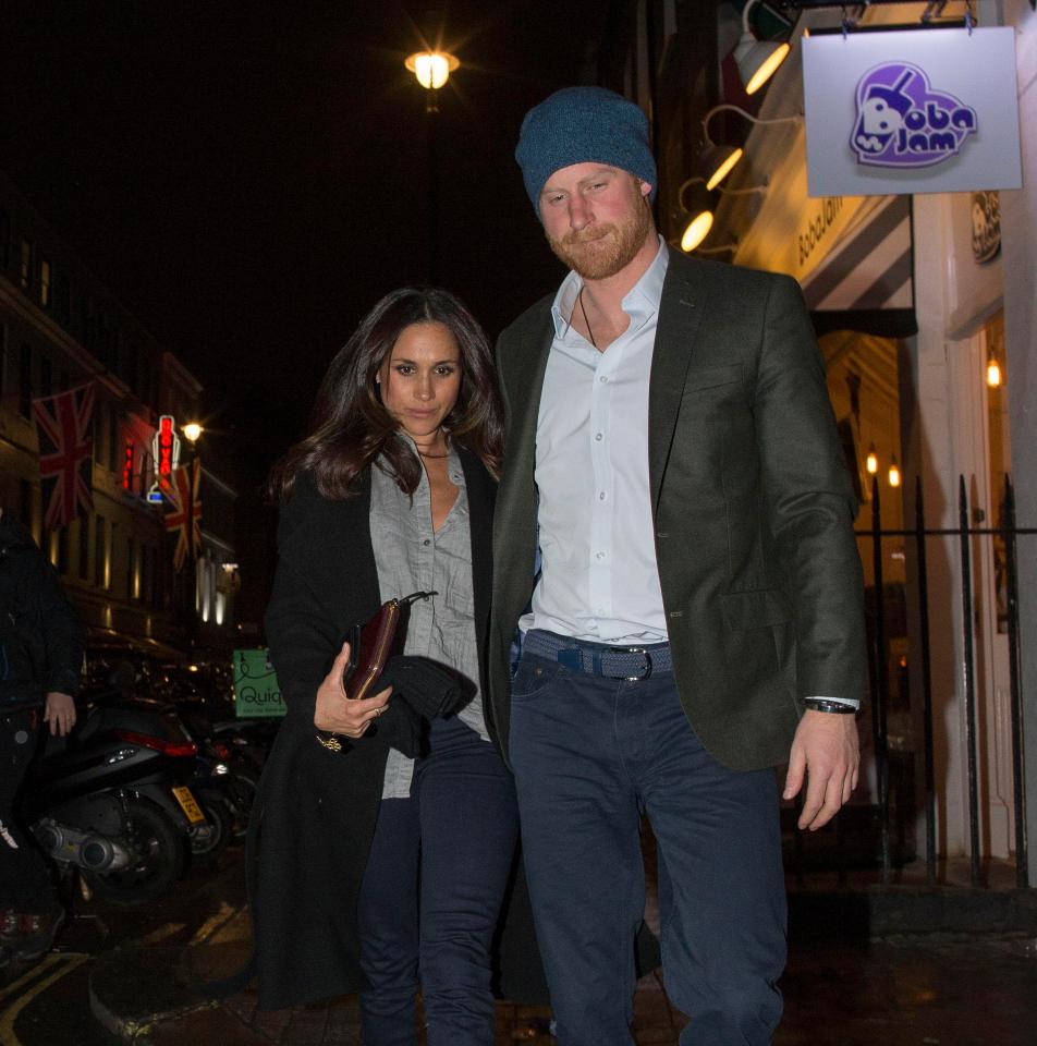  They walked hand-in-hand leaving Soho House on Dean Street, London before Christmas last year