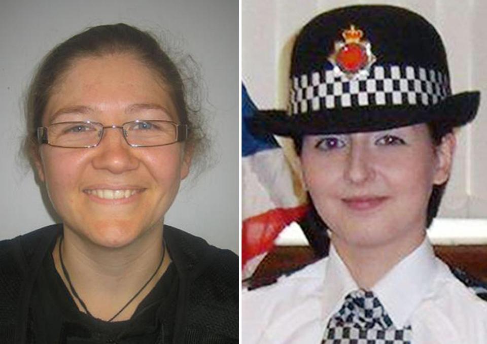  The thug gunned down cops Fiona Bone, left, and Nicola Hughes, right, in 2012