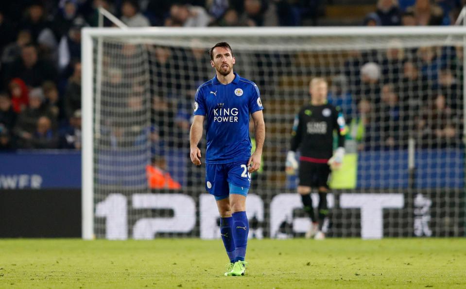  Leicester left-back Christian Fuchs has heaped praise on Romelu Lukaku and Jamie Vardy