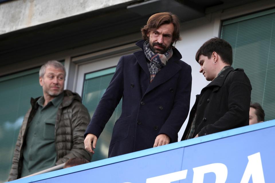  Chelsea fans are convinced that Andrea Pirlo is about to join the club