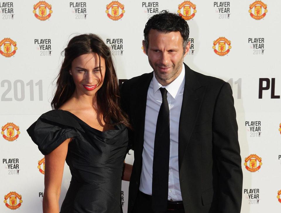  Giggs with his ex-wife Stacey who was left devastated by his affairs