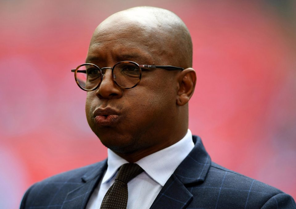  Ian Wright was writing exclusively for SunSport