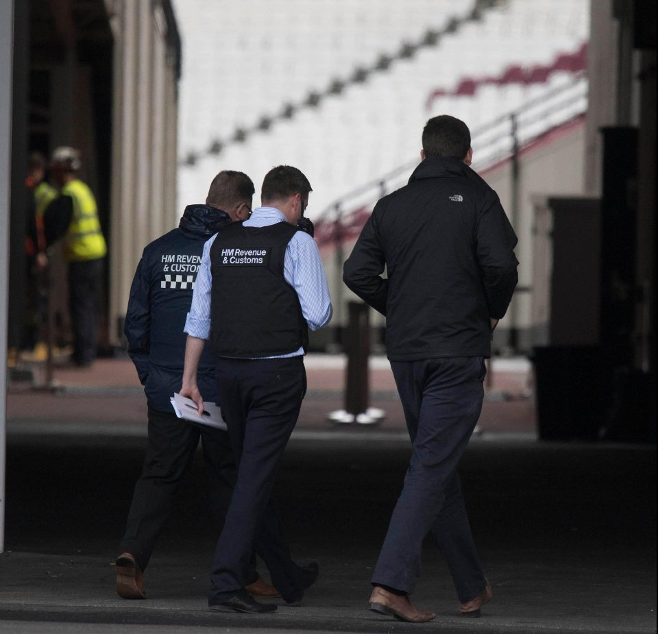  HMRC officers raided West Ham in April