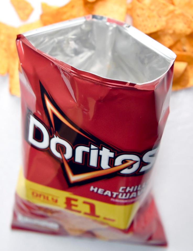  The man was allegedly covered in Doritos, file image