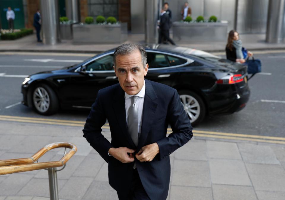  Mark Carney says that a increase may be appropriate to cool rising inflation