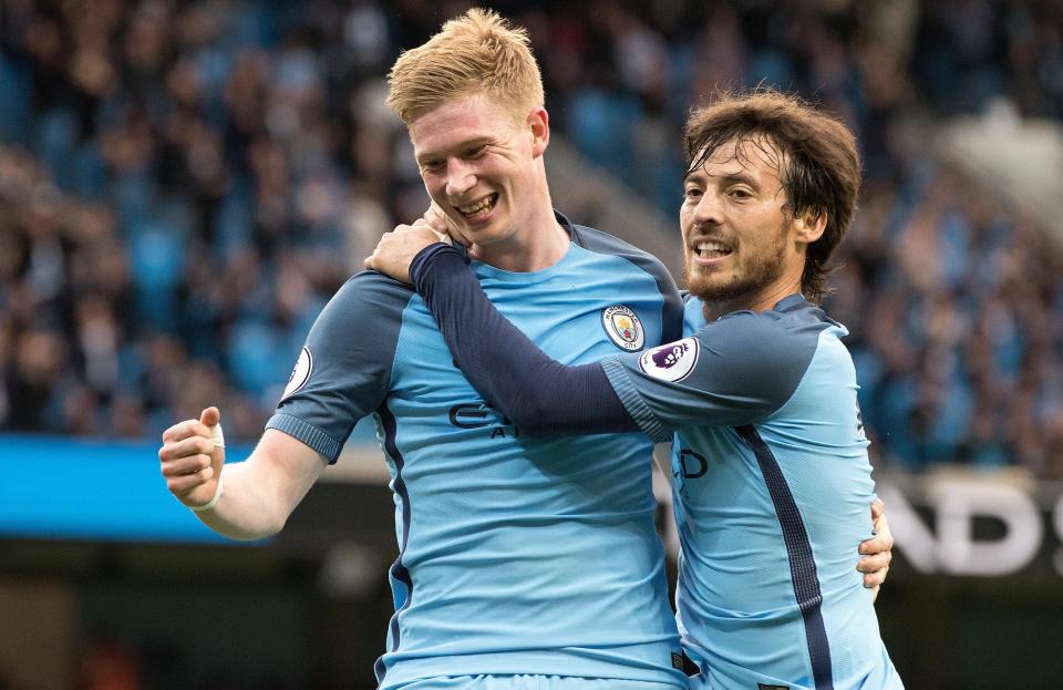  Kevin De Bruyne and David Silva are arguably the first names on the team-sheet